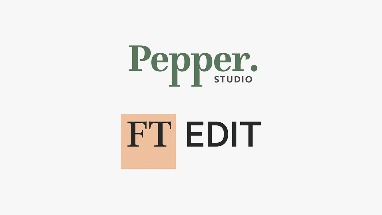 Best Influencer Marketing Campaign - Pepper Studio & The FT Edit: Influencing Installs