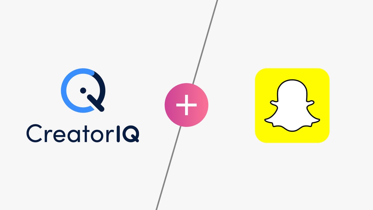 CreatorIQ and Snapchat Join Forces to Elevate Global Creator Discovery
