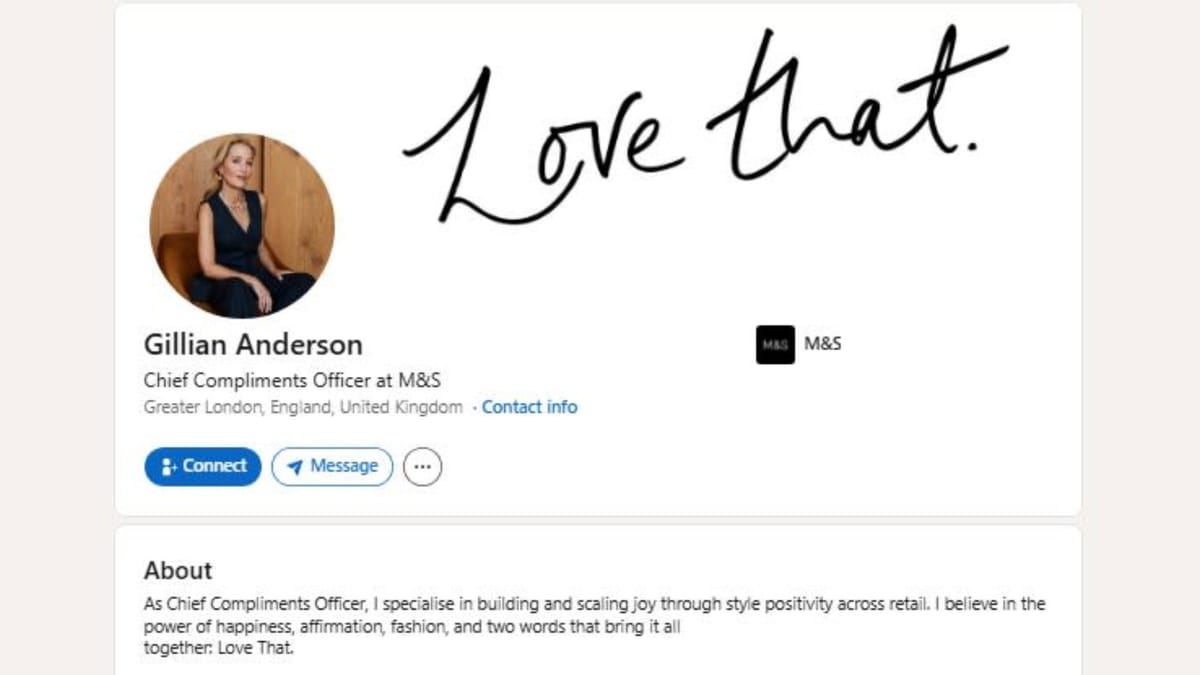 SoFire’s Hot Campaigns: Gillian Anderson Becomes Chief Compliments Officer of M&S