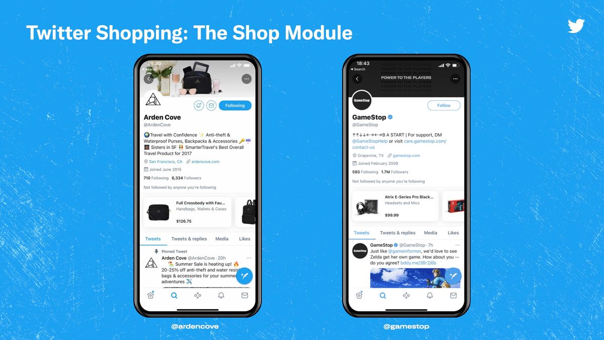 Twitter: Out with Fleets, in with the Shop Module