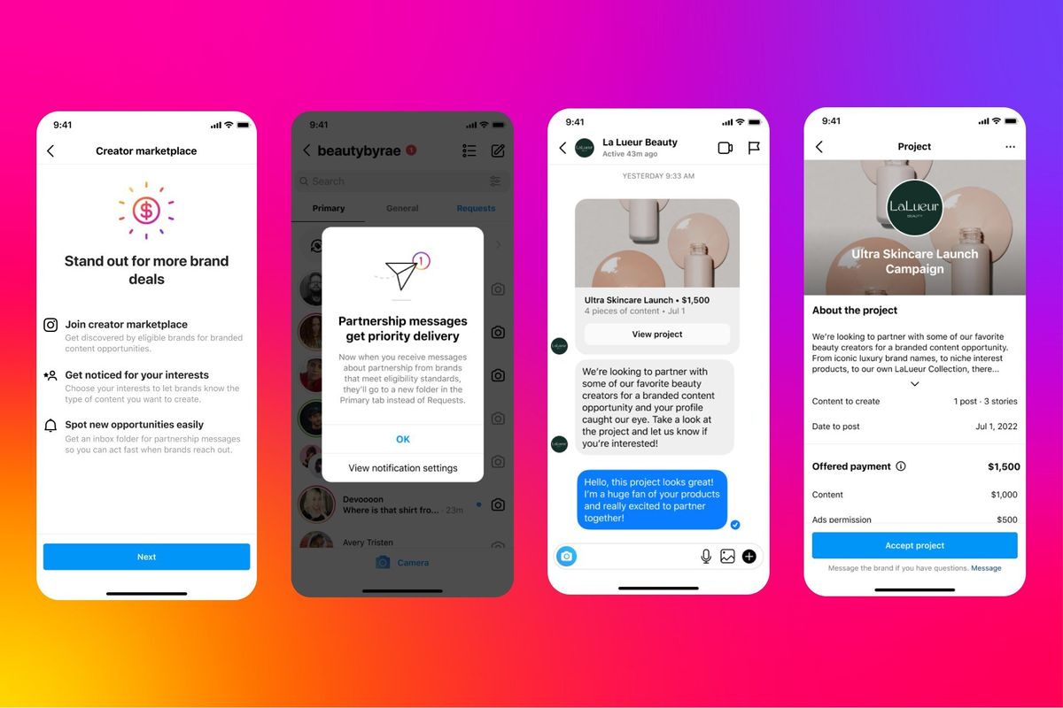 Instagram’s Creator Marketplace is a Go!