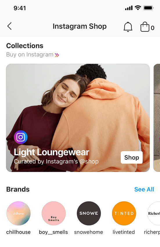 INstagram Shop pay